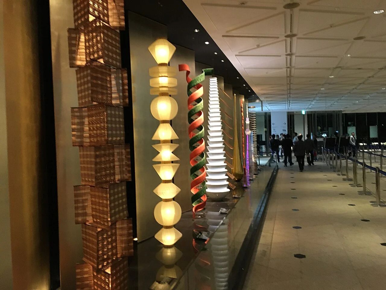 スカイツリー展望台へ向かうロビー