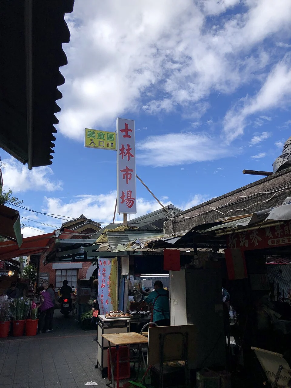 士林市場建物與周邊街道